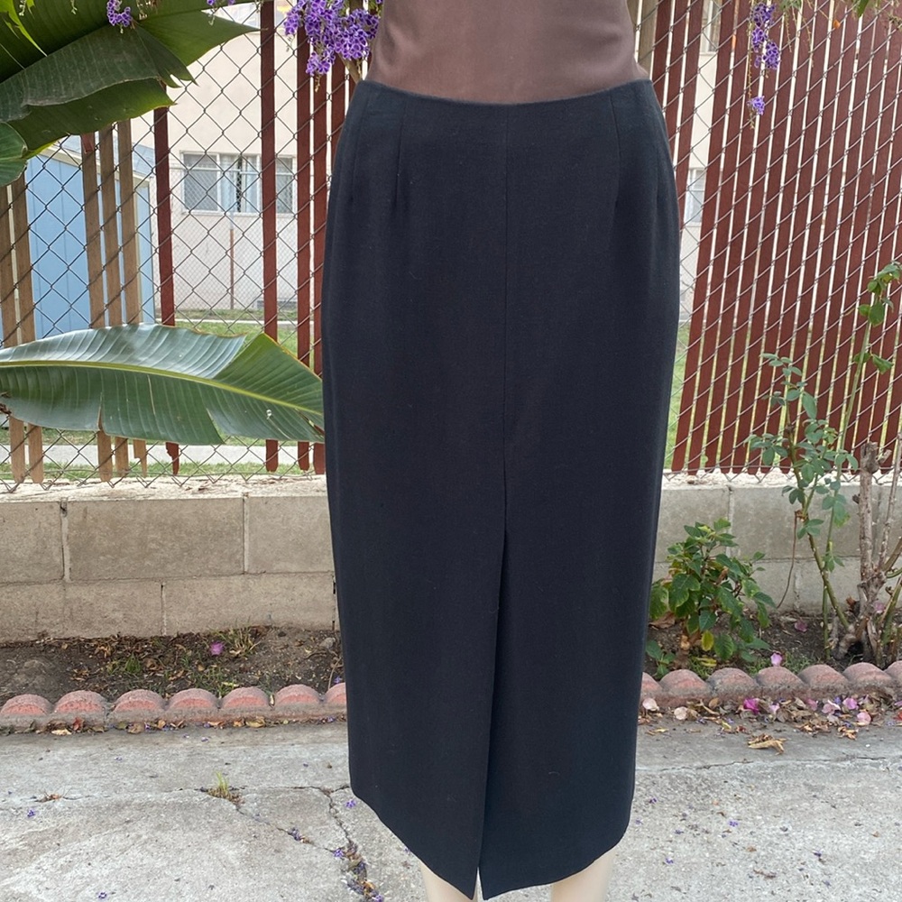 TALBOTS CLASSIC BLACK PENCIL SKIRT